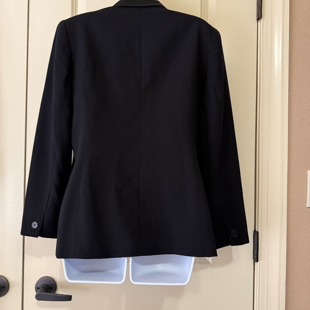 Bill Burns Nordstrom Black Wool Blazer size 8 - Picture 3 of 9